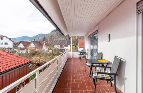 Calmbach Apartment | Apartment 'Ferienwohnung Mit Balkon' with Mountain View, Balcony and Wi-Fi