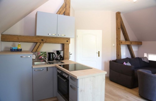 Parsteinsee Apartment | Apartment 'Ferienwohnung 2' with Shared Terrace and Wi-Fi