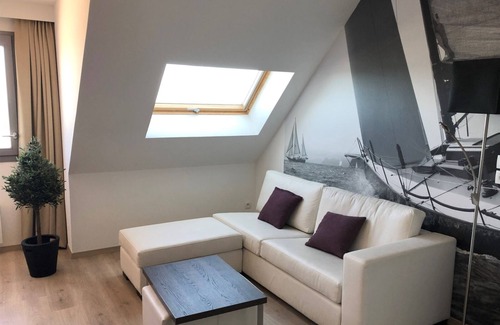 Bray-Dunes House | Apartment for 4 people with sea view and balcony at the back side