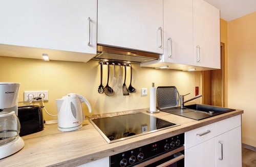 Stryck Apartment | Apartment 'Haus Erika - Ferienwohnung 1' with Shared Garden, Balcony and Wi-Fi