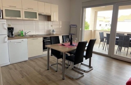 Punat Apartment | Apartment in Punat with Loggia, Air condition, WIFI, Washing machine (4534-1)