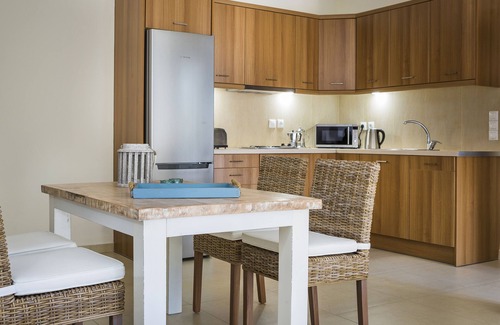Karavomylos Apartment | Apartment Lilly, brand new apartment with communal pool, 10 meters from sea