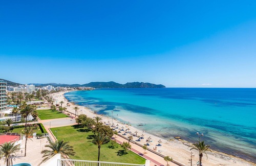 Son Servera Apartment | Apartment Marbi On the Beach with Balcony, Terrace & Wi-Fi; Garage Available