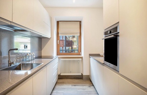 Pinzolo Apartment | Apartment 'Marconi Suite' with Mountain View, Private Terrace and Wi-Fi