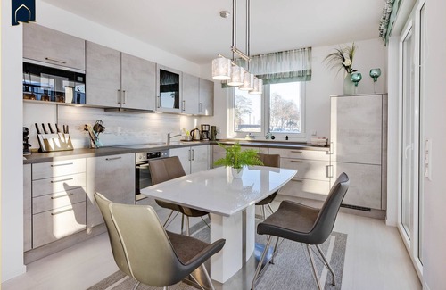 Zirchow Apartment | Apartment on the Szczecin Lagoon, with terrace, sauna and leisure area