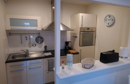 Portbail Apartment | Apartment-Romantic-Ensuite with Shower-Terrace-isle 2