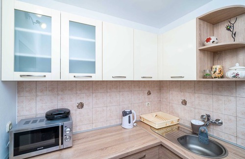 Srebreno Apartment | Apartment & Rooms Papa - Superior Double or Twin Room with Balcony and Partial Sea View (Soba 1)