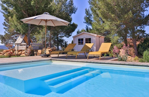 La Cadiere-d'Azur Apartment | Apartment sea view, swimming pool