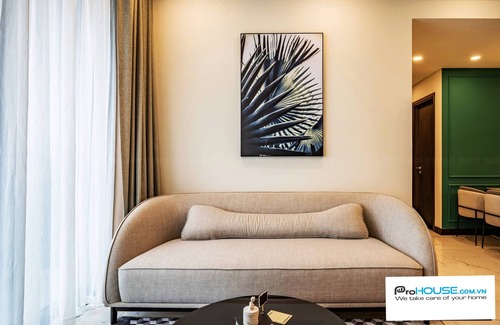 Thu Thiem Apartment | Apartment 2BR , Locating in the city center , family , river view