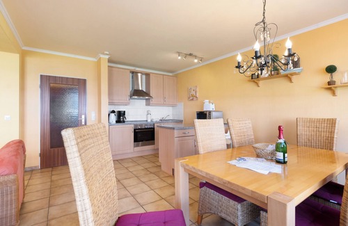 Duhnen Apartment | Apartment 'Wellness Strandperle' with Private Garden, Balcony and Wi-Fi