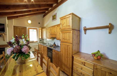 Antey-Saint-Andre Apartment | Apartment with Fireplace