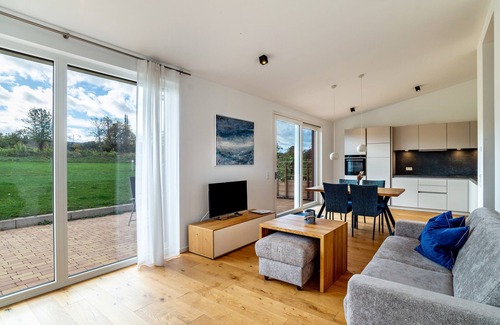 Conweiler Apartment | Apartment 'Winter' with Shared Pool, Private Terrace and Wi-Fi