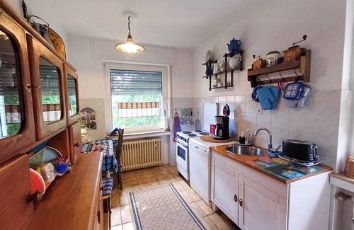 Hontrup Apartment | Apartment with balcony in Teutoburg Forest