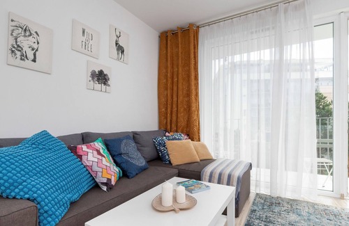 Gdansk Apartment | Apartment with balcony Przytulna 42