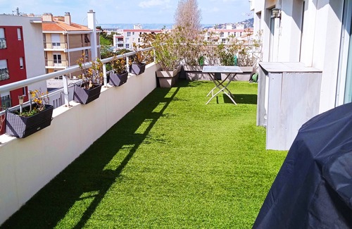 Vielle-Chapelle Apartment | Apartment with large terrace, 5mn from Olympic center by car