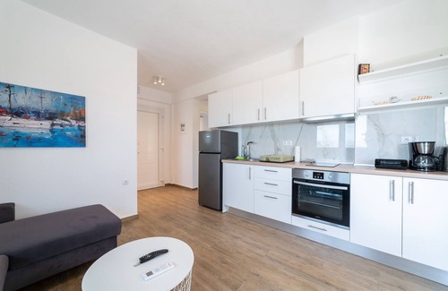 Ofrinion Apartment | Aphrodite Residential Complex-Two-Bedroom Apartment with Side Seaview