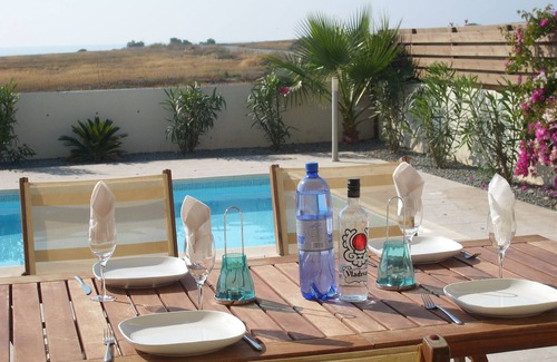 Pervolia Villa | Apollon Villa by the Sea With Private Pool, Gated Private Road.
