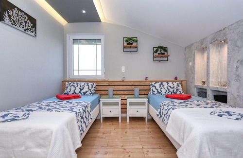 Zaton Apartment | App 5 Zaton beach Sonnenterrasse Fußbodenheizung einzigartig auch im Herbst und Winter