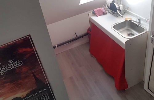 Plouzane Apartment | "Appart-Etape": T1bis 24m², R + 1, furnished for 2 or 3 people, from 2 nights