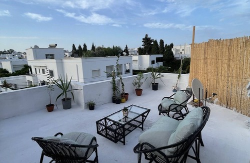 La Marsa Apartment | Appart Soleil Avec Rooftop au Coeur de la Marsa