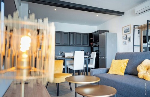 Replonges Apartment | Appartement T2 Climatisé "Le Quai 391" Vue Imprenable sur la Saône et Mâcon