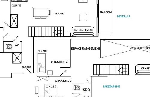 Bisanne 1500 Apartment | Appartement 5 pièces, skis aux pieds, près des Saisies - 9 personnes, balcon, parking inclus - FR-1-594-216