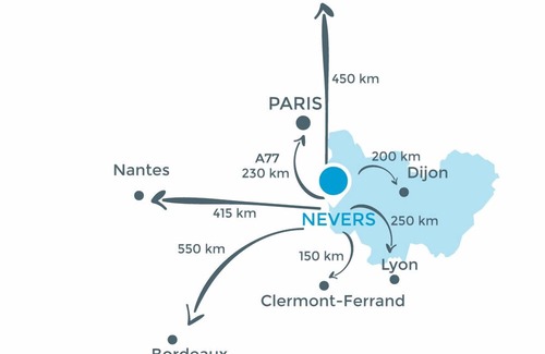 Nevers Apartment | Appartement Le Trainbleu Nevers Centre Gare