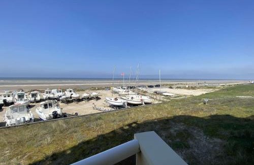 Merlimont-Plage Apartment | Appartement RDC face à la mer avec balcon et parking privatif - FR-1-672-26