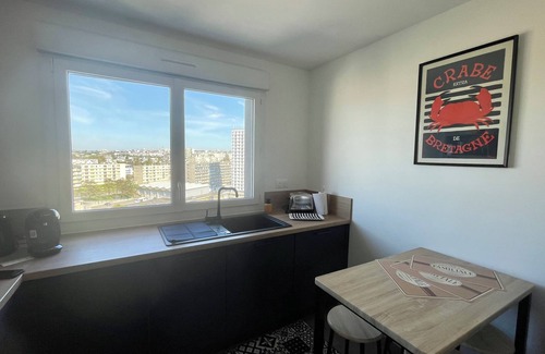 Lambezellec Apartment | Appartement Spacieux vue Panoramique Brest Bellevue