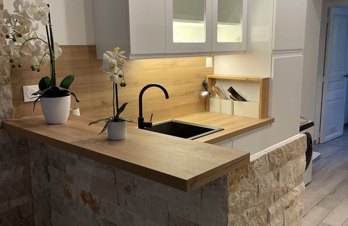 Riou - Petit Juas - Av de Grasse Apartment | Appartement Très Cosy Avec Jardinet