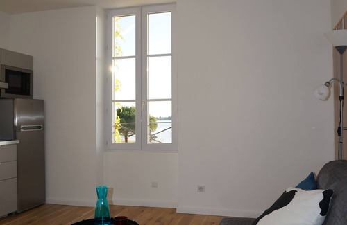 Portbail Apartment | appt. 3pièces 4 pers 45m² au 1er étage vue imprenable sur le havre de PORTBAIL