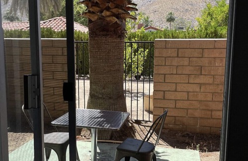 Historic Tennis Club Apartment | Apt B - 1bed/1bath furnished, private fenced patio in downtown Palm Springs!
