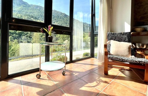 Campo de Caso Apartment | Apto rural LL con encanto,Wifi,chimenea y vistas