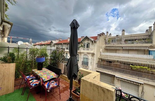 Vernier Apartment | Art Deco apartment with large terrace - Cœur de Nice Libération
