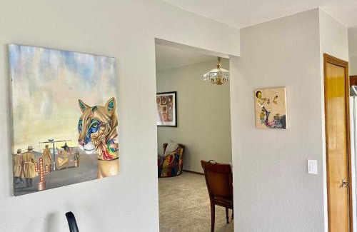 Briargate House | Artsy Home close to USAFA with Fireplace and Patio
