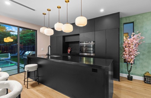 Buena Vista House | Asian-Lux Home, Private Pool, Outdoor Living, Foosball, Grill in Design District