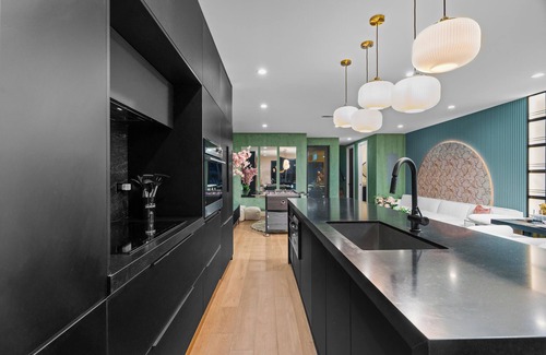 Buena Vista House | Asian-Lux Home, Private Pool, Outdoor Living, Foosball, Grill in Design District