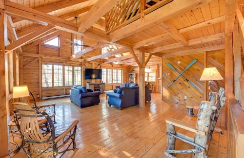 Athol House | Athol Cabin with Deck and Fire Pit, 10 Mi to Lake