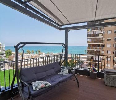 Benicassim Apartment | Atico Lujo Benicasim, terraza 150 metros