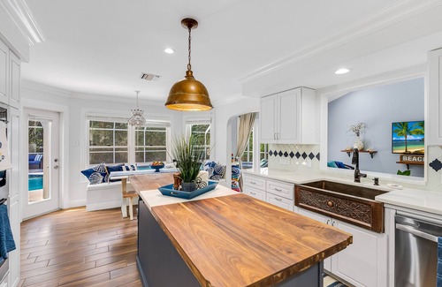 South Beach House | Awesome pool house just steps from the beach on the island in Vero!