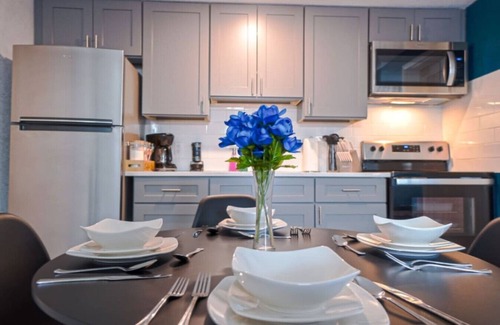Columbus Apartment | Azure Oasis - Convenient Comfort, Near Fort Moore