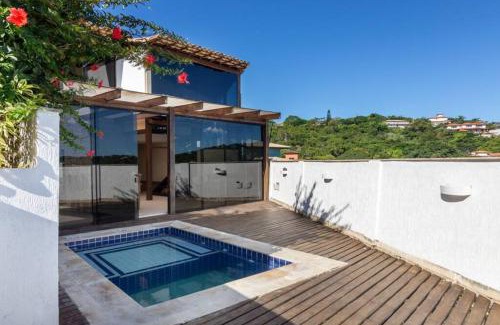 Alto de Buzios House | Búzios Geriba bela vista churrasqueira e piscina