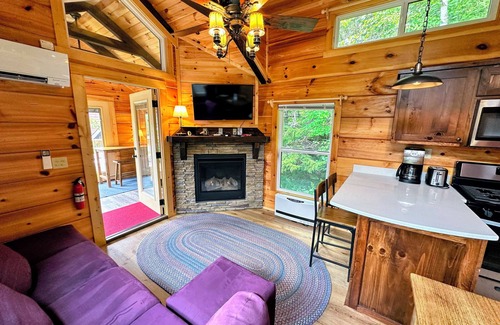 Twin Mountain Cabin | B11 Awesome "Tiny Home" A/C, Mountain Views, Minutes to Skiing, Hiking, Attractions, Dog Friendly!