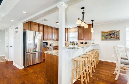 Indian Beach House | Backyard Oasis, Hot Tub and 2 Shaded Decks!