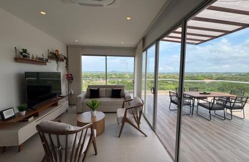 Zona Norte Apartment | Baia Kristal Penthouse Cartagena Playa Artificial Más Grande de Colombia