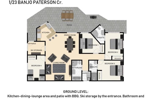 Jindabyne House | Banjos Way 1/23 Banjo Patterson Crescent