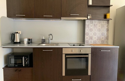Kvartal Noviya Grad Apartment | Bansko Spacious Art Apartment with Mountain Views