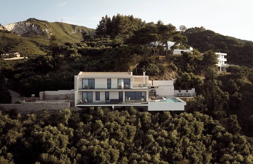 Argassi Villa | Bardo Villa, 180° of Endless Blue with Heated Pool