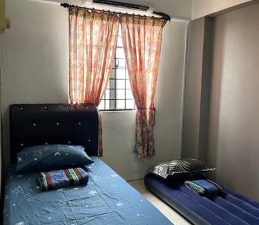 Hulu Selangor Apartment | Barokah Homestay Buginvilla Taman Bunga Raya
