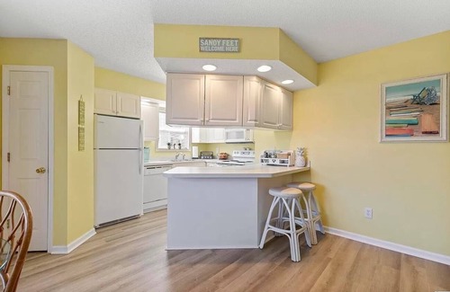 Cherry Grove Beach Condo | Beach Bliss Within Reach: Bright & Serene First-Floor Haven